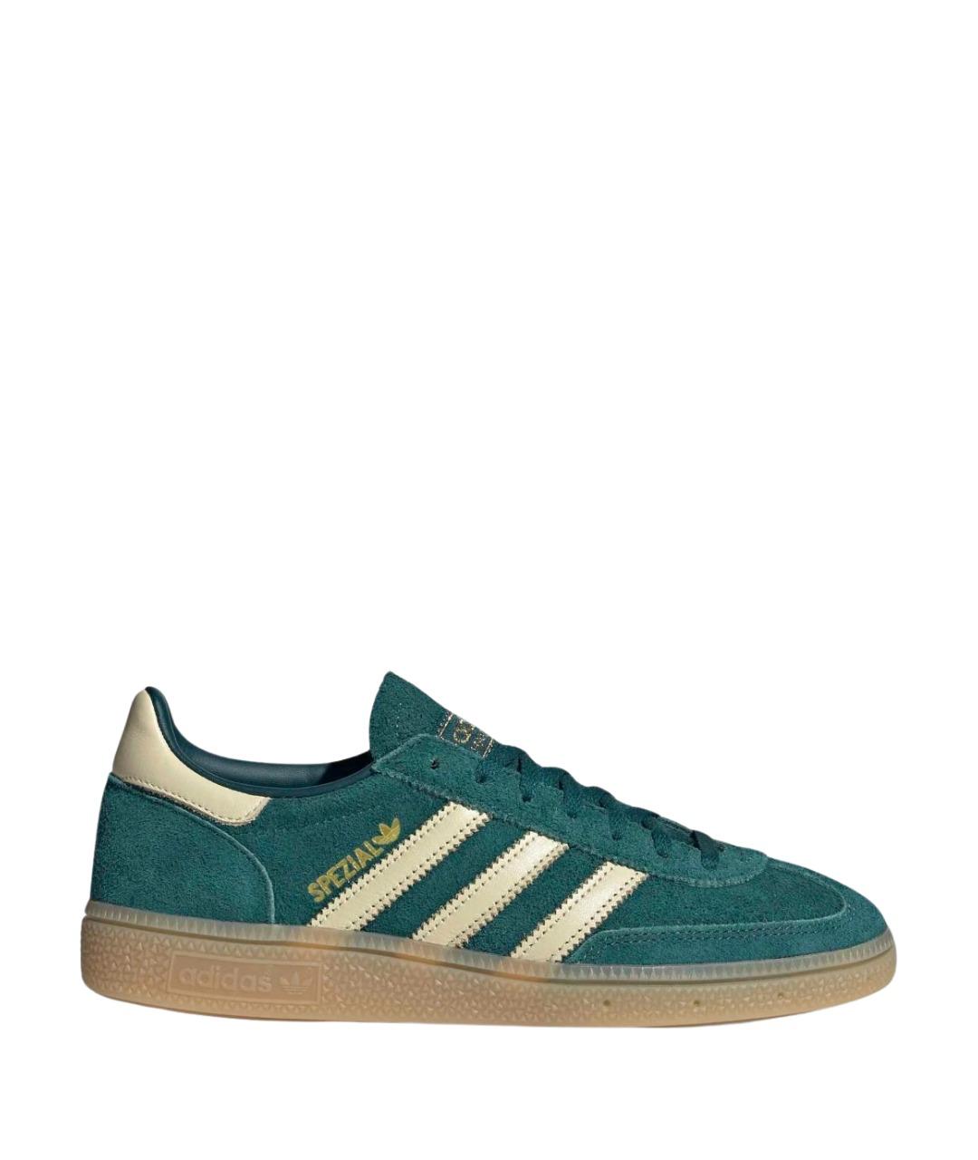 ADIDAS Зеленые замшевые кеды, фото 1