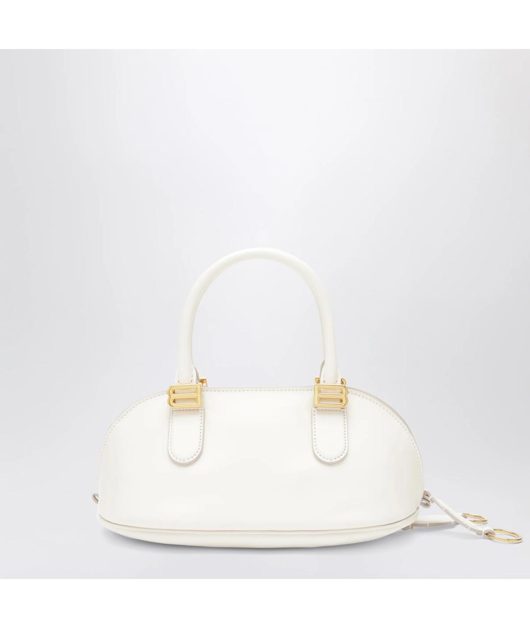 BALENCIAGA Бежевая кожаная сумка тоут, фото 2