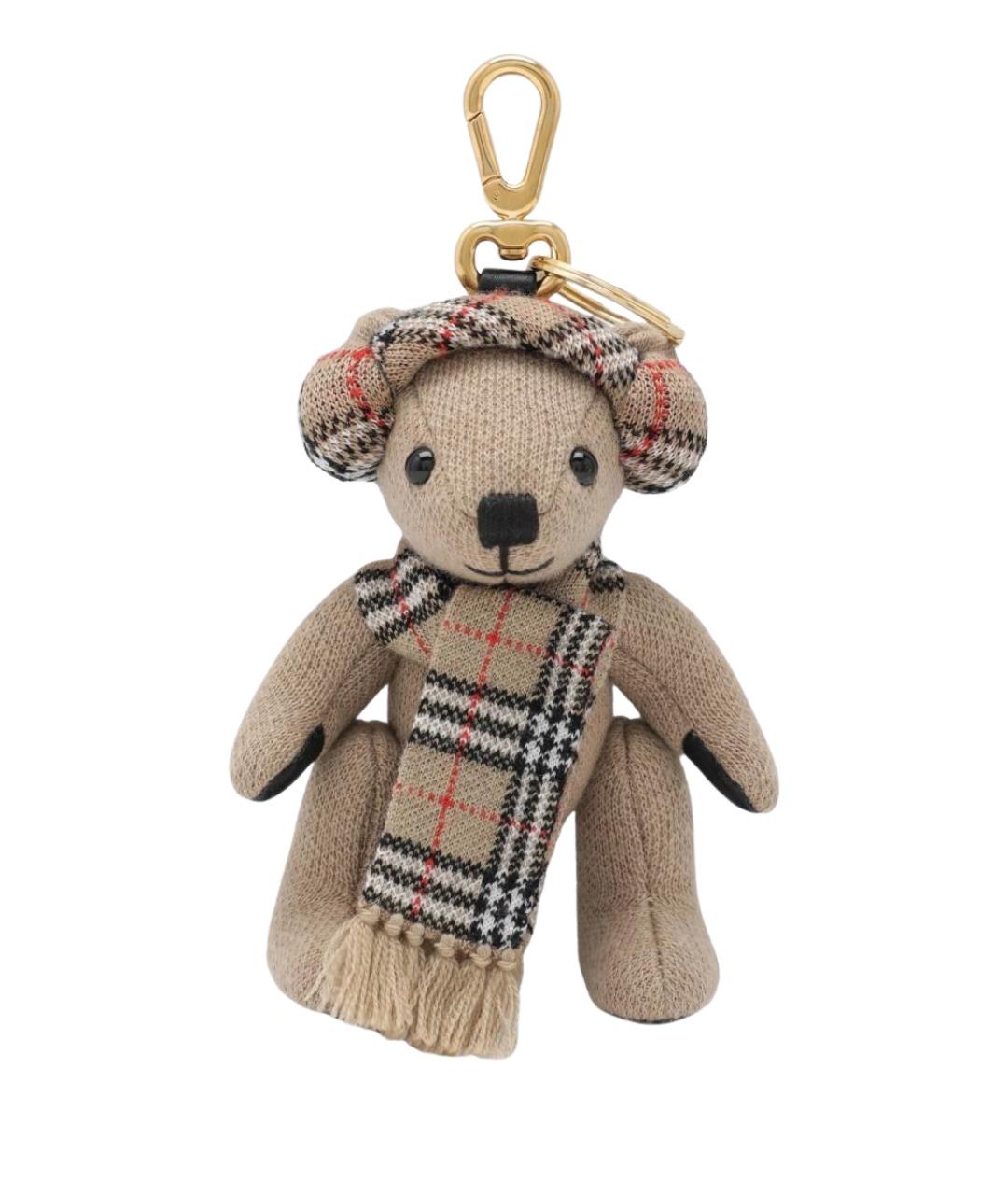 BURBERRY Бежевый брелок, фото 1