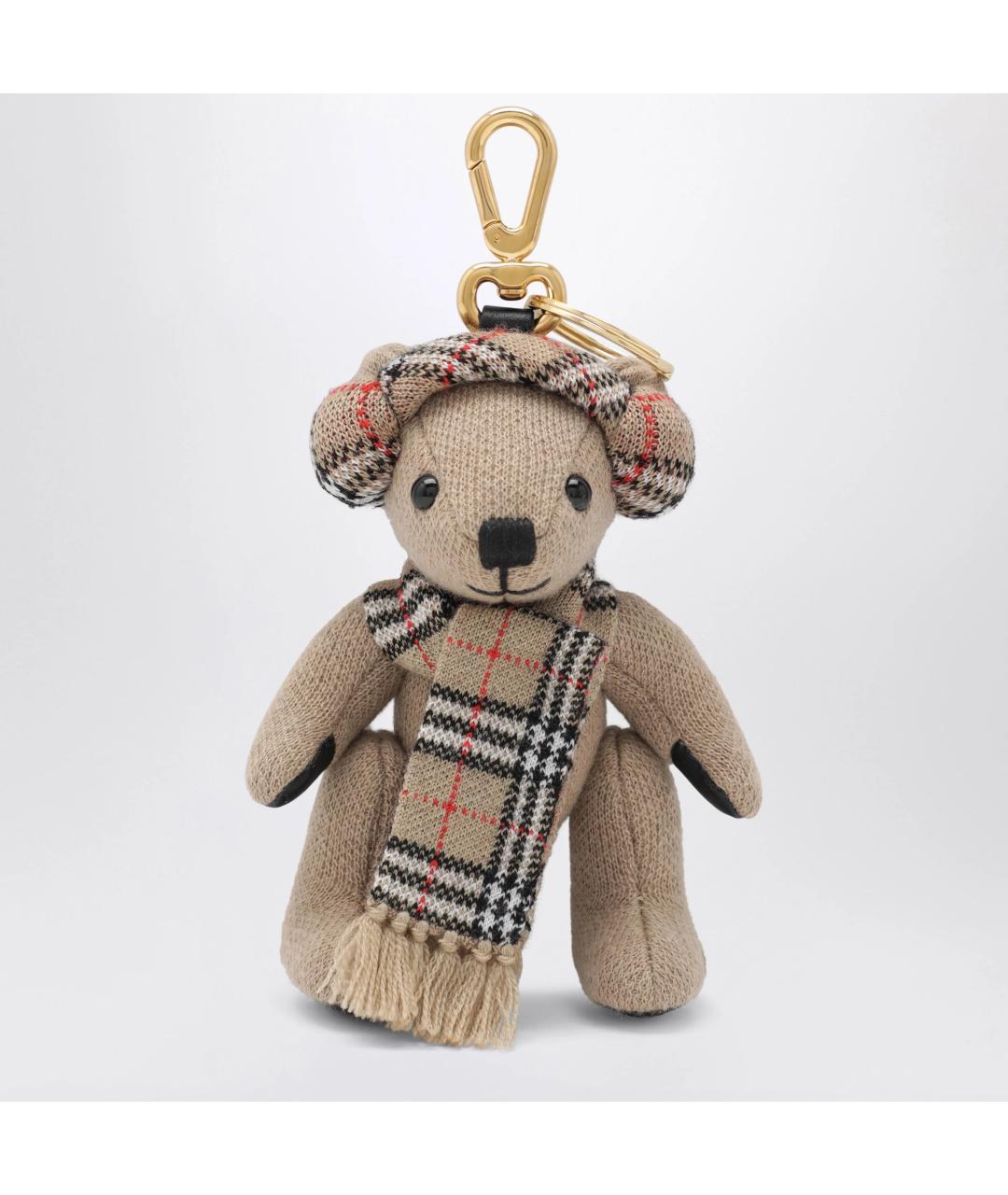 BURBERRY Бежевый брелок, фото 3