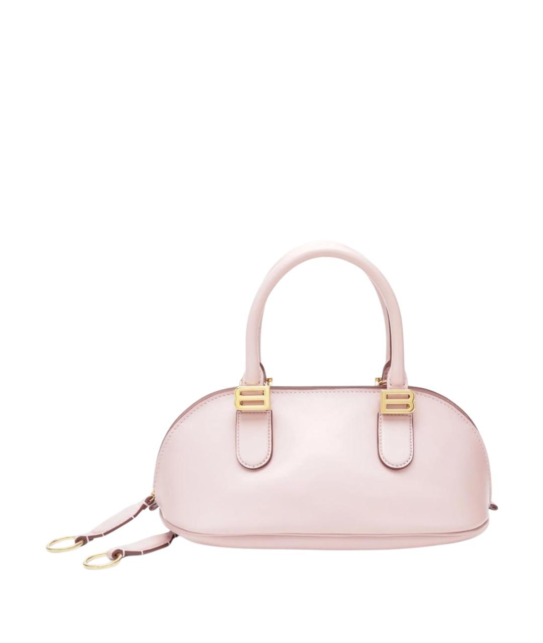 BALENCIAGA Розовая кожаная сумка тоут, фото 1