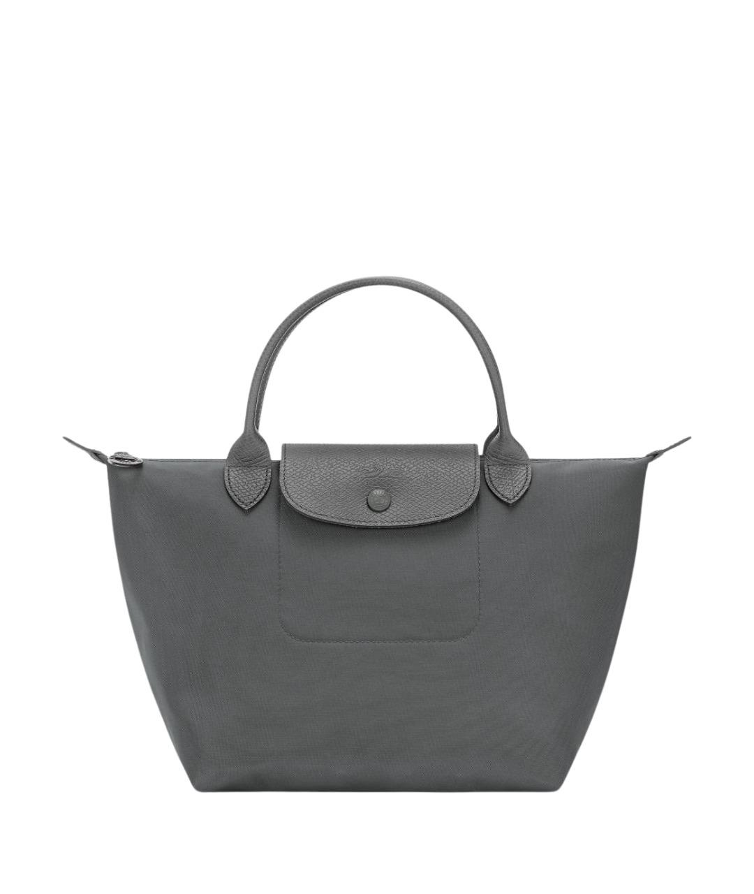 LONGCHAMP Серая тканевая сумка тоут, фото 1