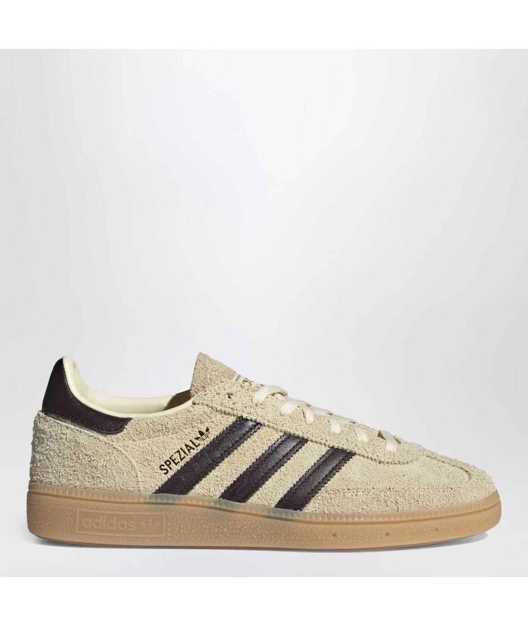 ADIDAS Бежевые замшевые кеды, фото 3