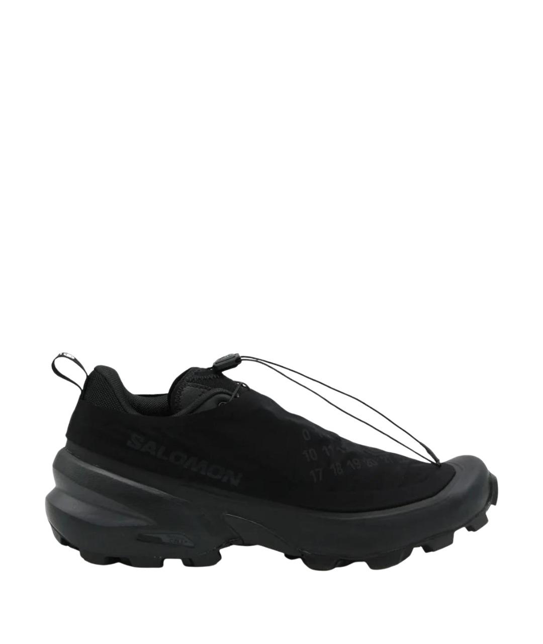 MM6 MAISON MARGIELA Черные текстильные низкие кроссовки / кеды, фото 1