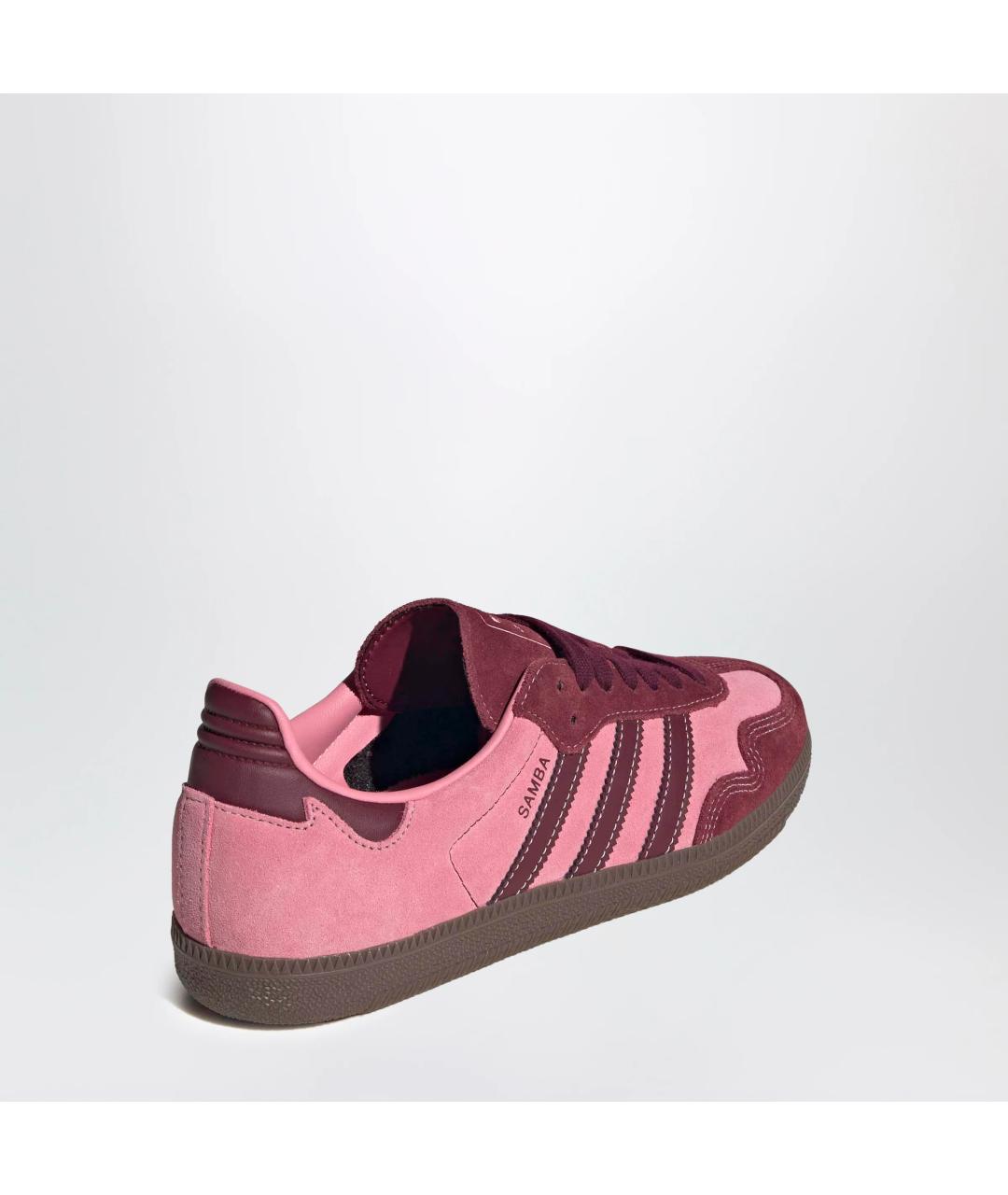 ADIDAS Розовые замшевые кеды, фото 2