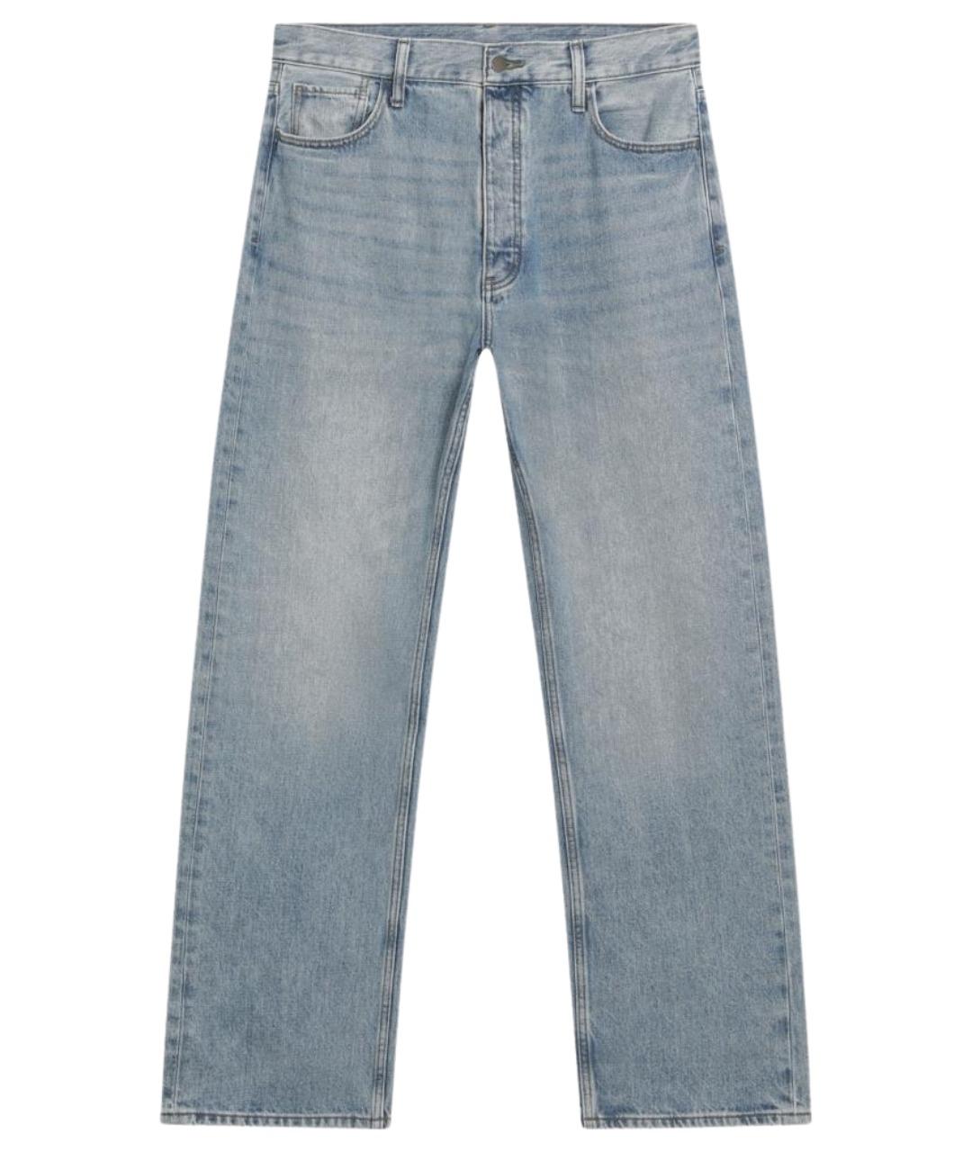 FEAR OF GOD ESSENTIALS Голубые хлопковые прямые джинсы, фото 1