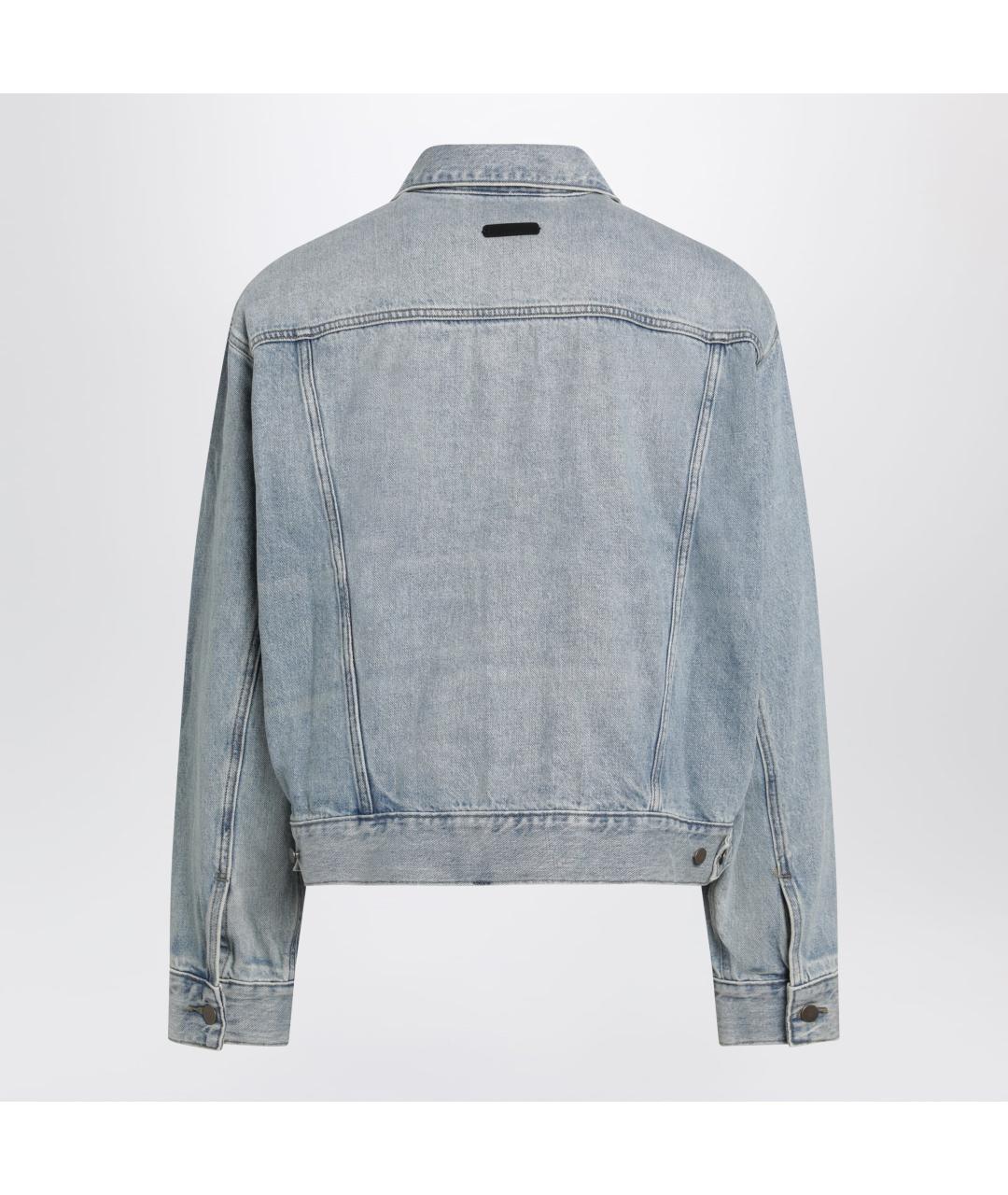 FEAR OF GOD ESSENTIALS Голубая деним куртка, фото 2