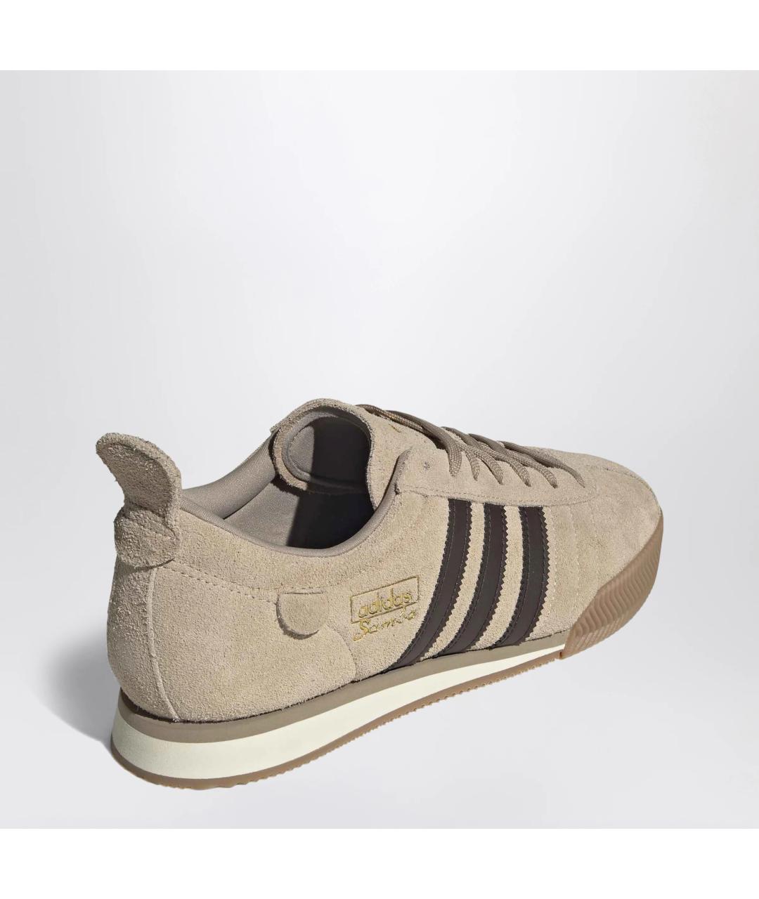 ADIDAS Бежевые замшевые низкие кроссовки / кеды, фото 2