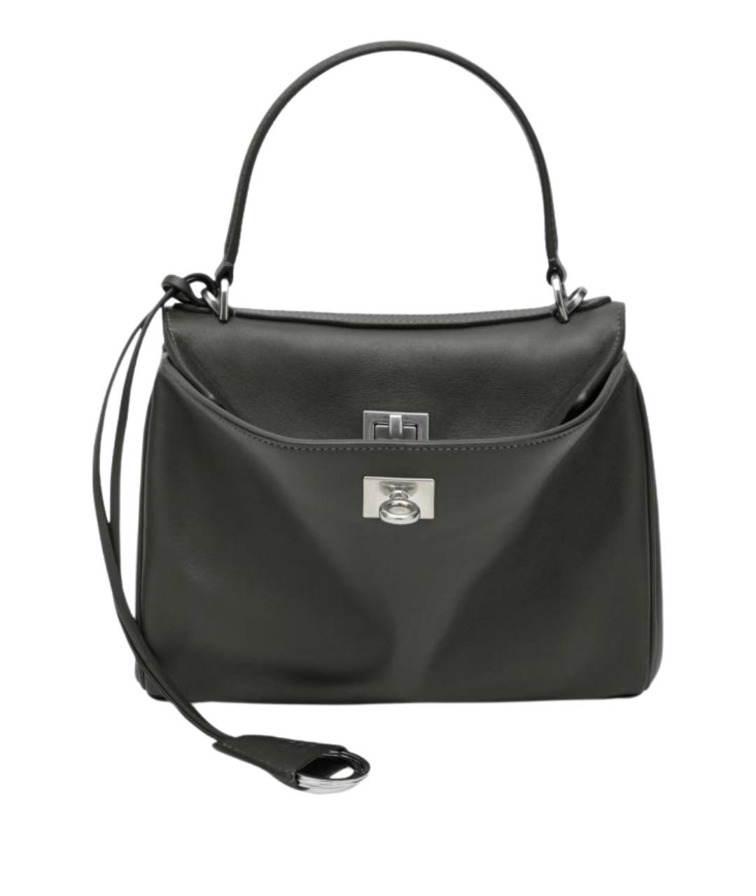 BALENCIAGA Зеленая кожаная сумка тоут, фото 1