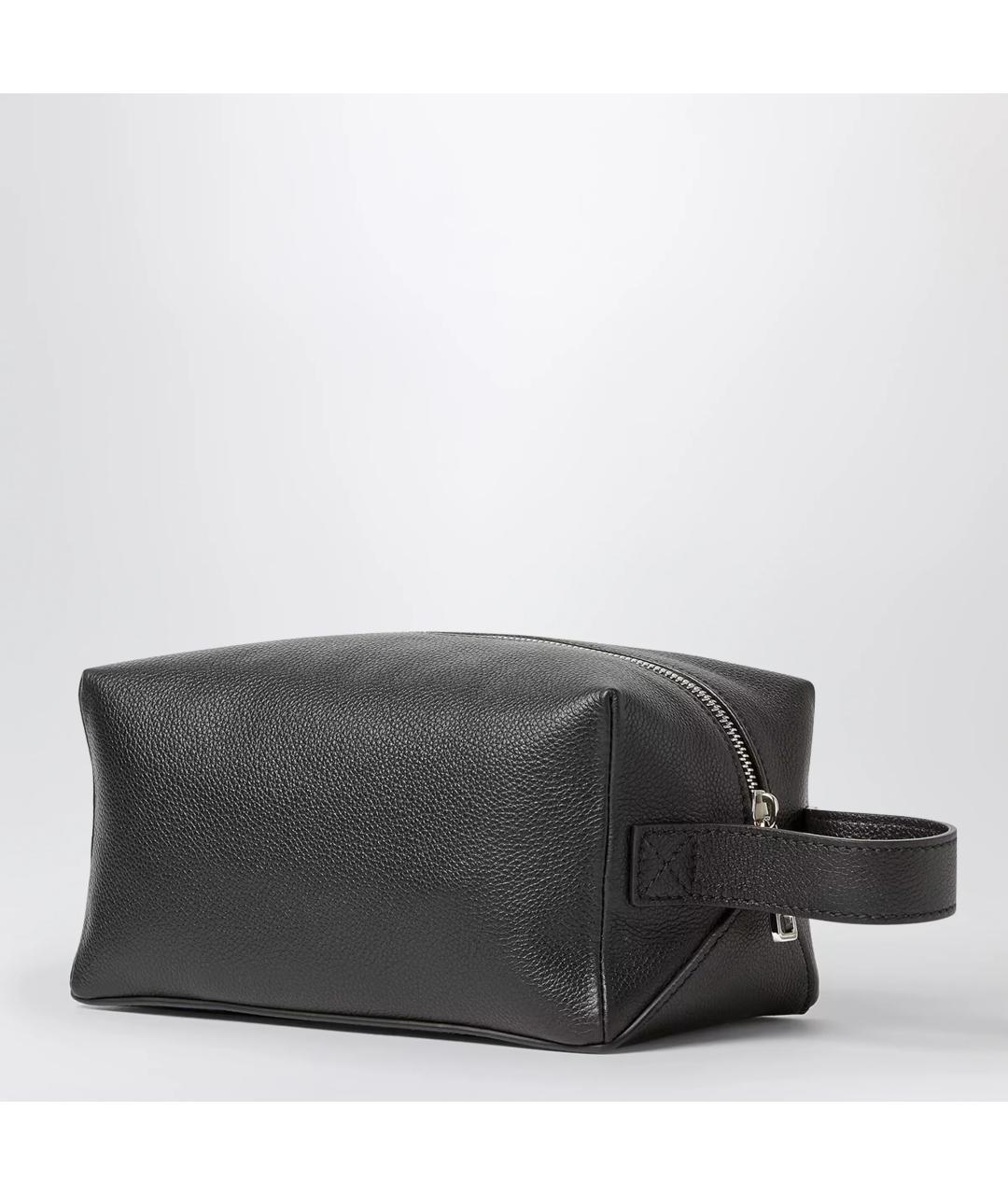 FENDI Черная кожаная барсетка, фото 2