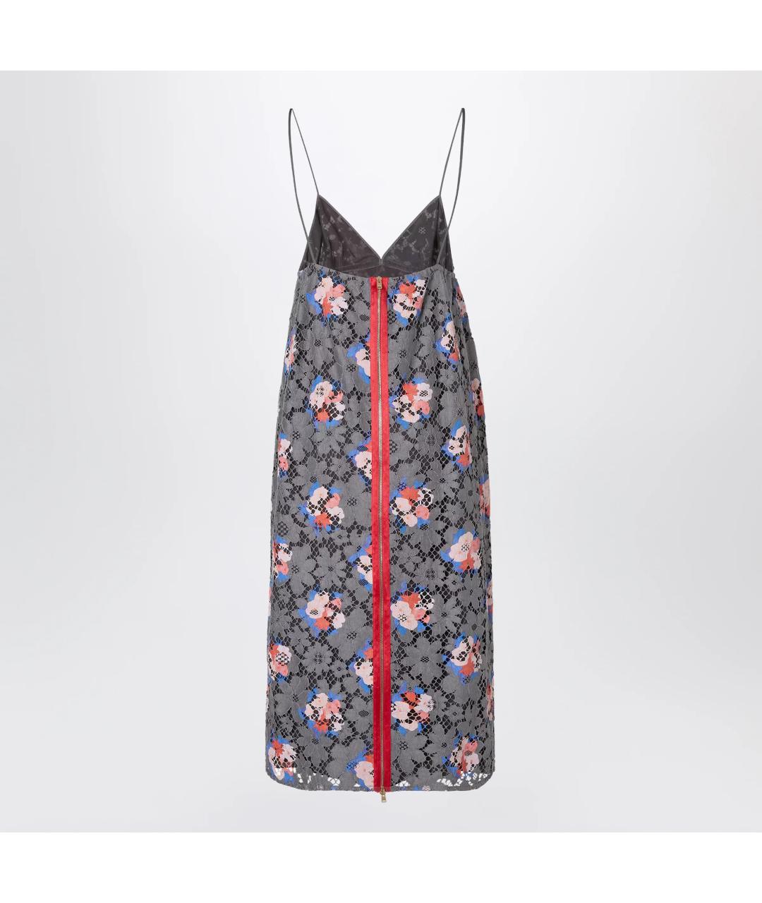 FENDI Мульти хлопковое повседневное платье, фото 2