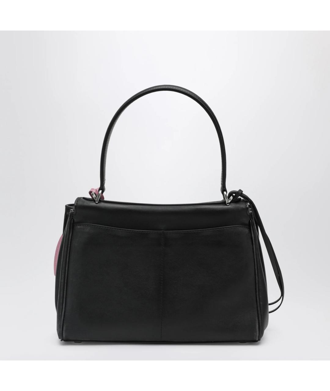 BALENCIAGA Черная кожаная сумка тоут, фото 2