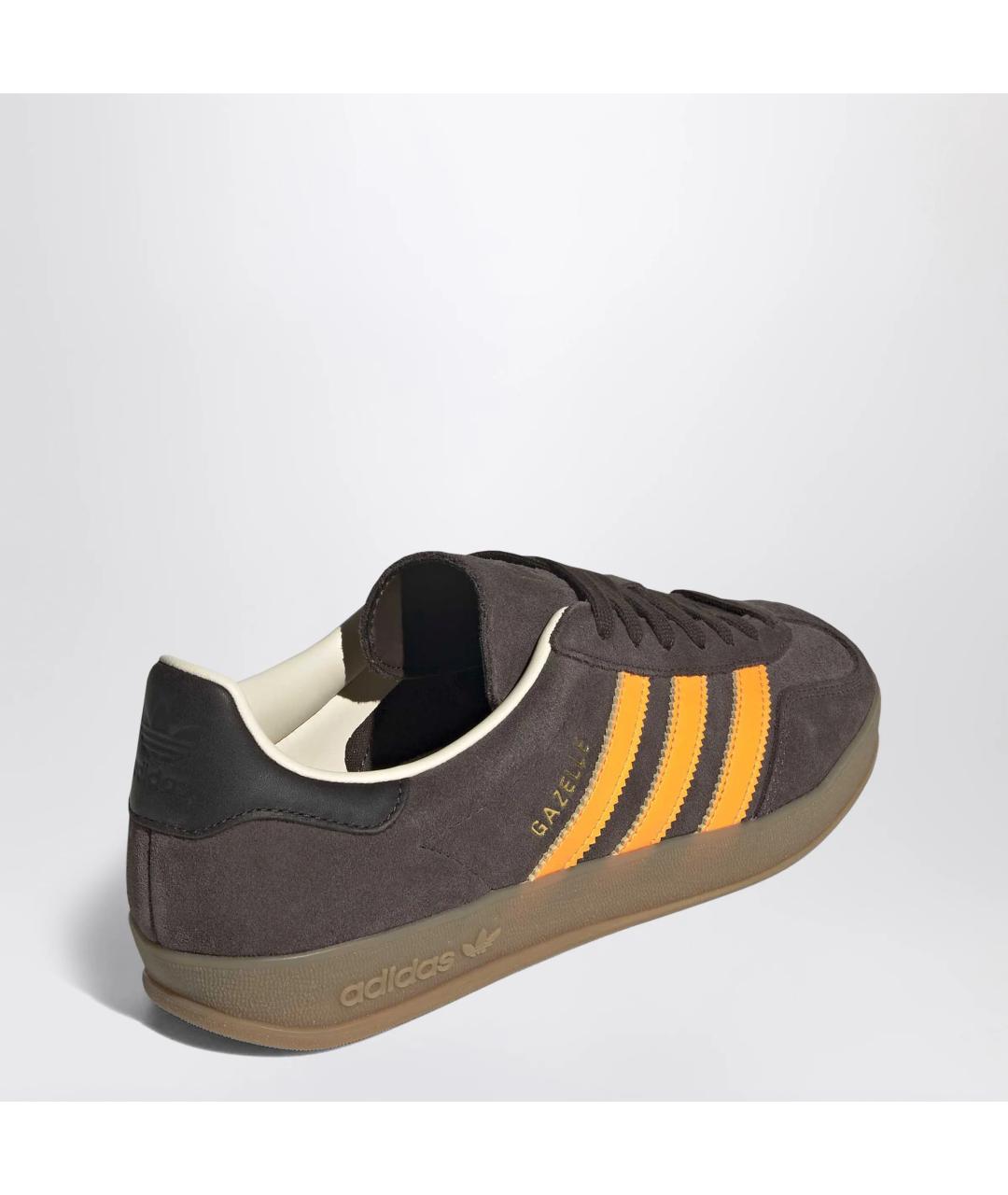 ADIDAS Коричневые замшевые низкие кроссовки / кеды, фото 2