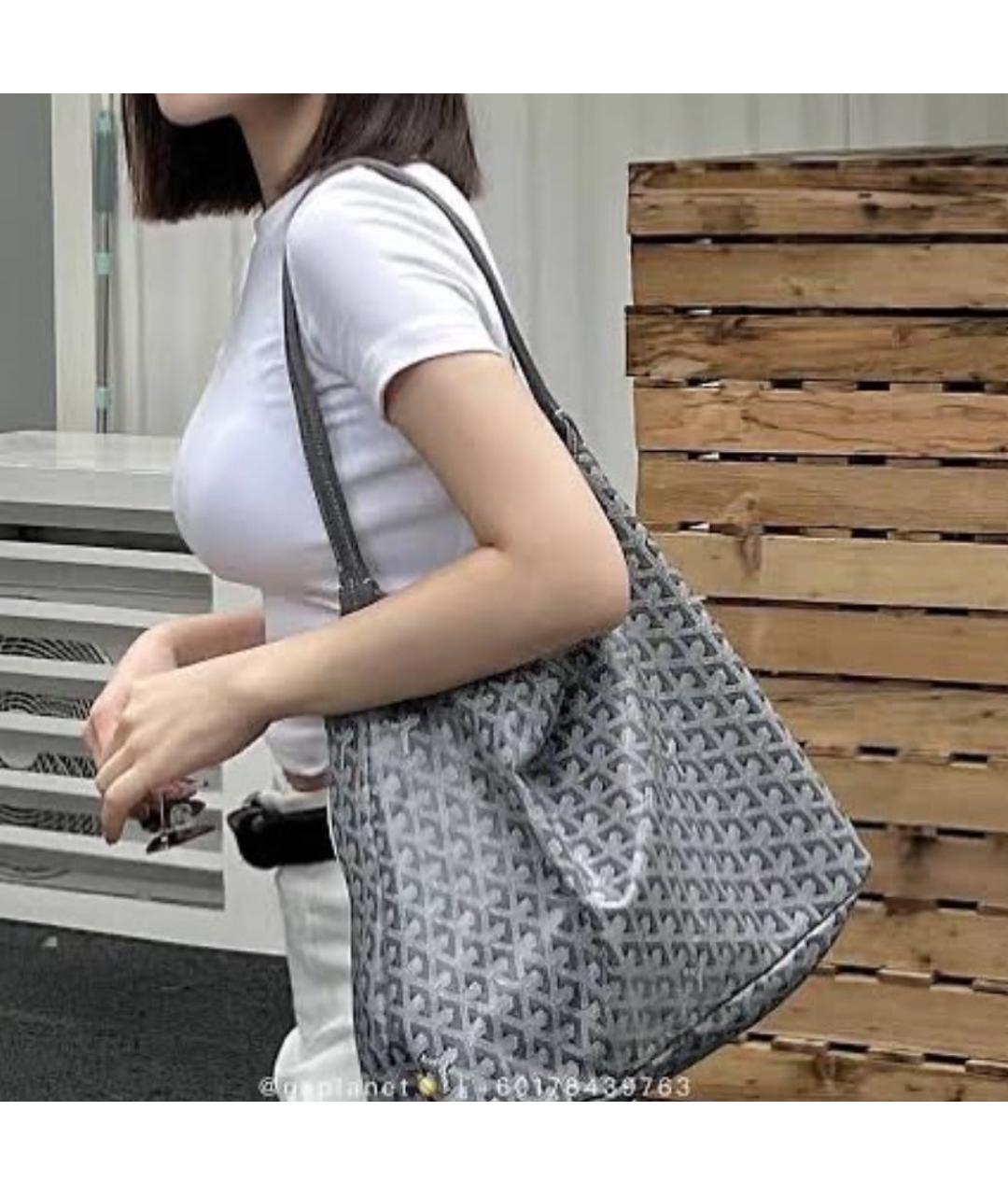 GOYARD Черная сумка тоут, фото 5