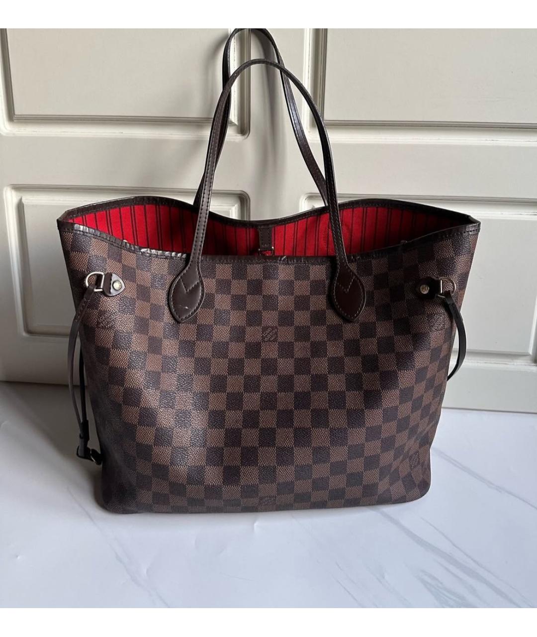 LOUIS VUITTON Коричневая сумка тоут, фото 2