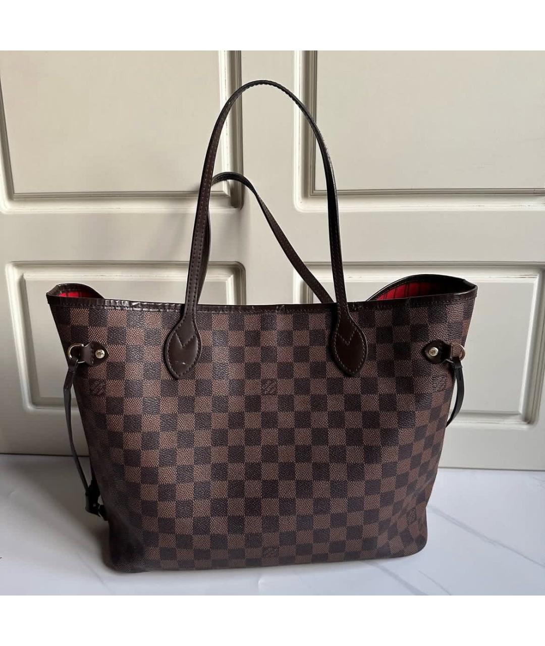 LOUIS VUITTON Коричневая сумка тоут, фото 5