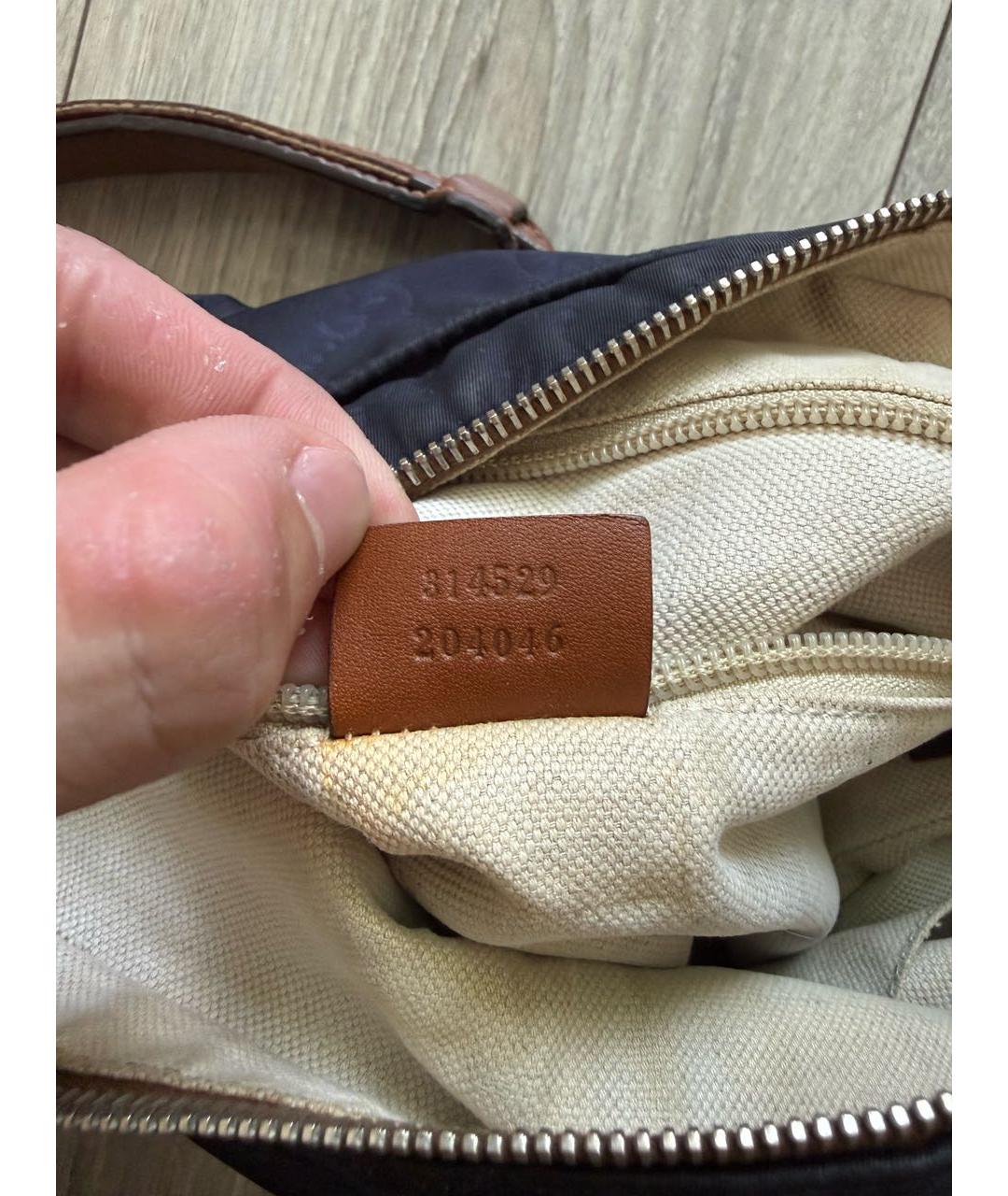 GUCCI Темно-синяя сумка на плечо, фото 7