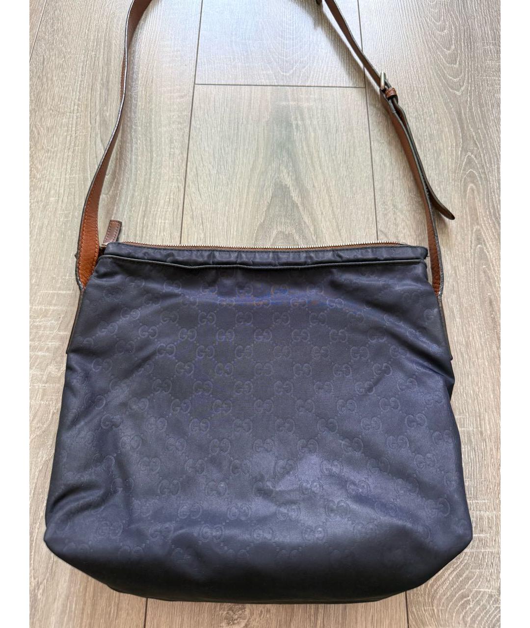 GUCCI Темно-синяя сумка на плечо, фото 3