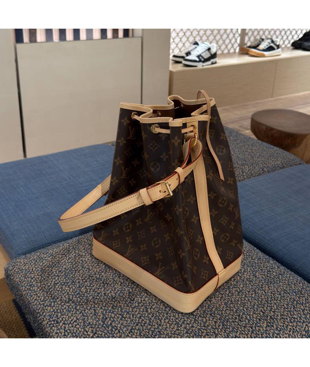 LOUIS VUITTON Коричневая сумка через плечо, фото 3