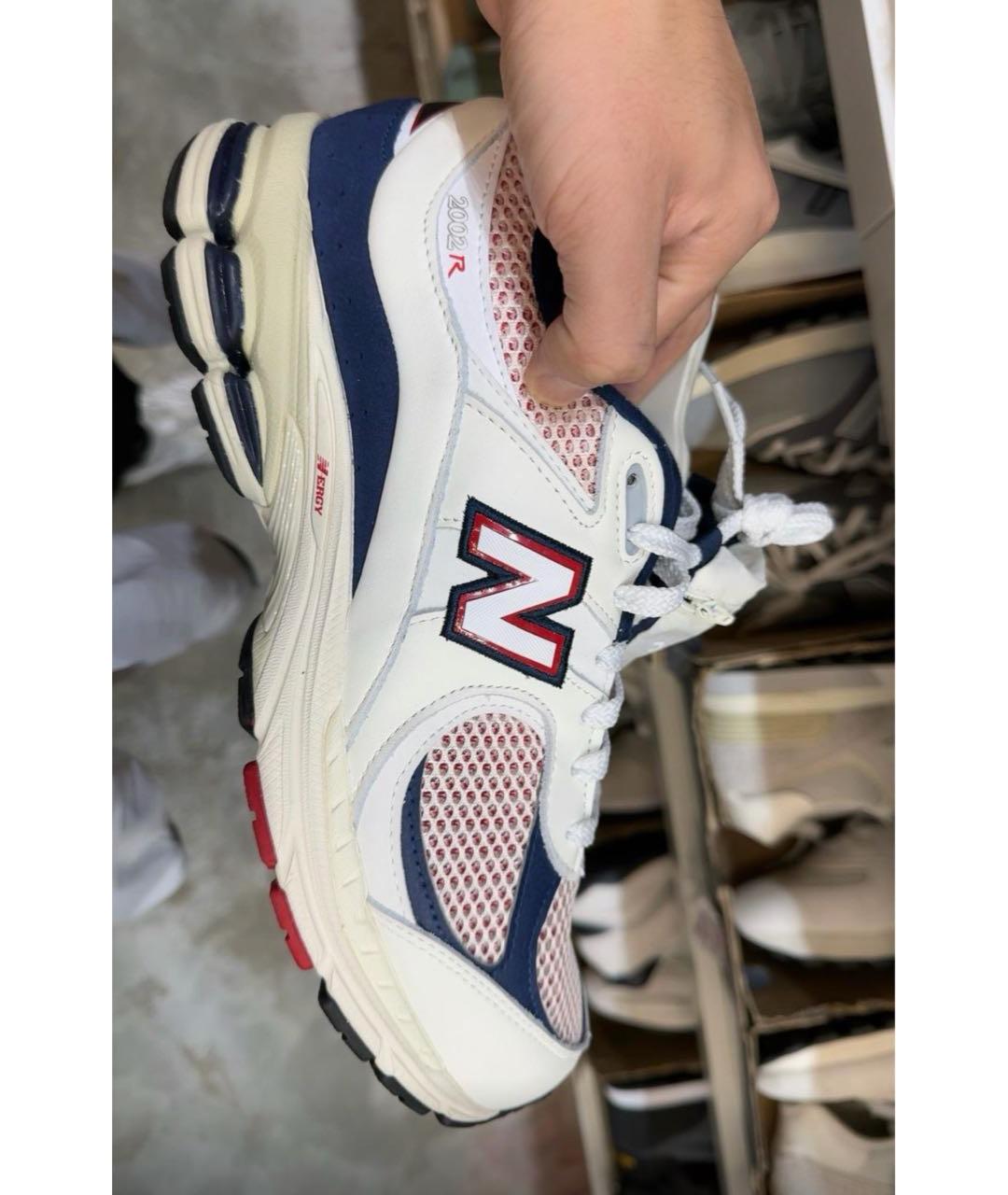 NEW BALANCE Белые кожаные низкие кроссовки / кеды, фото 2