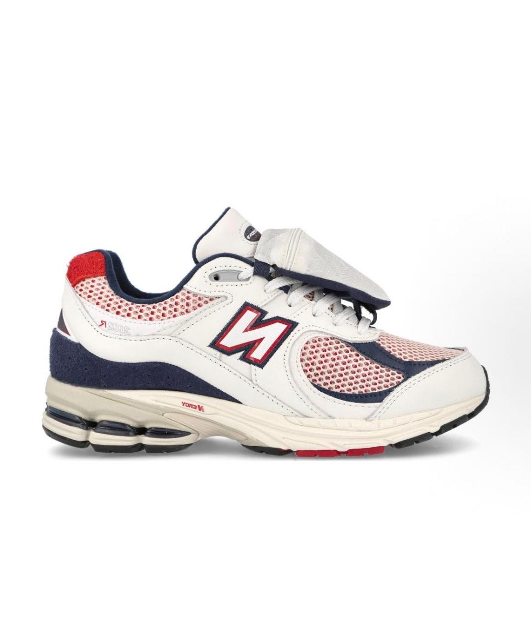 NEW BALANCE Белые кожаные низкие кроссовки / кеды, фото 5