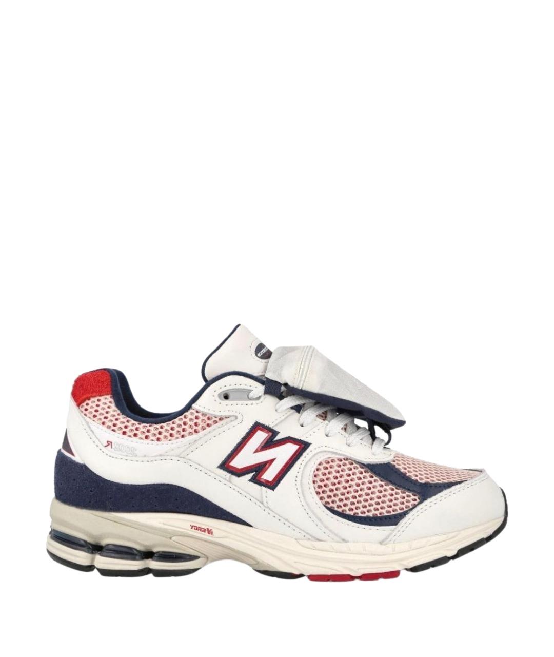 NEW BALANCE Белые кожаные низкие кроссовки / кеды, фото 1