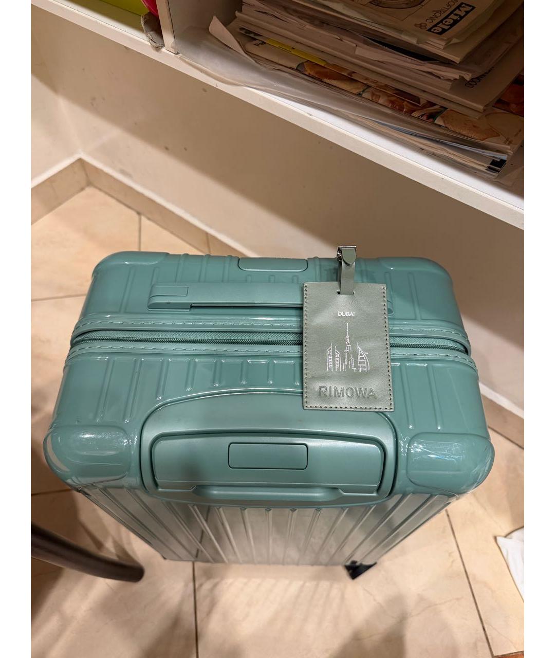 Rimowa Бирюзовый чемодан, фото 5
