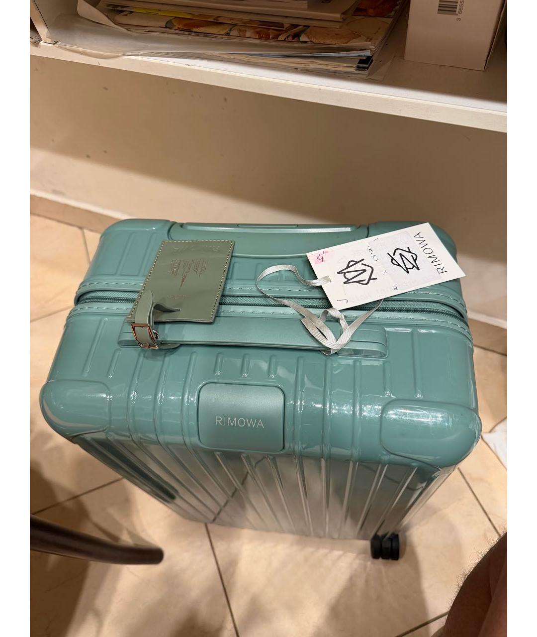 Rimowa Бирюзовый чемодан, фото 2