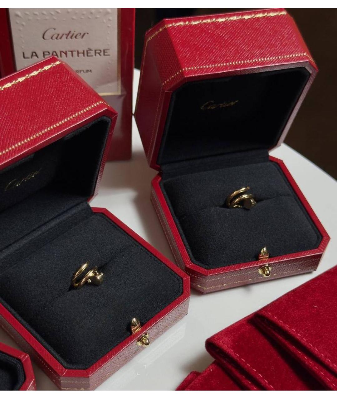 CARTIER Золотые серьги из розового золота, фото 2
