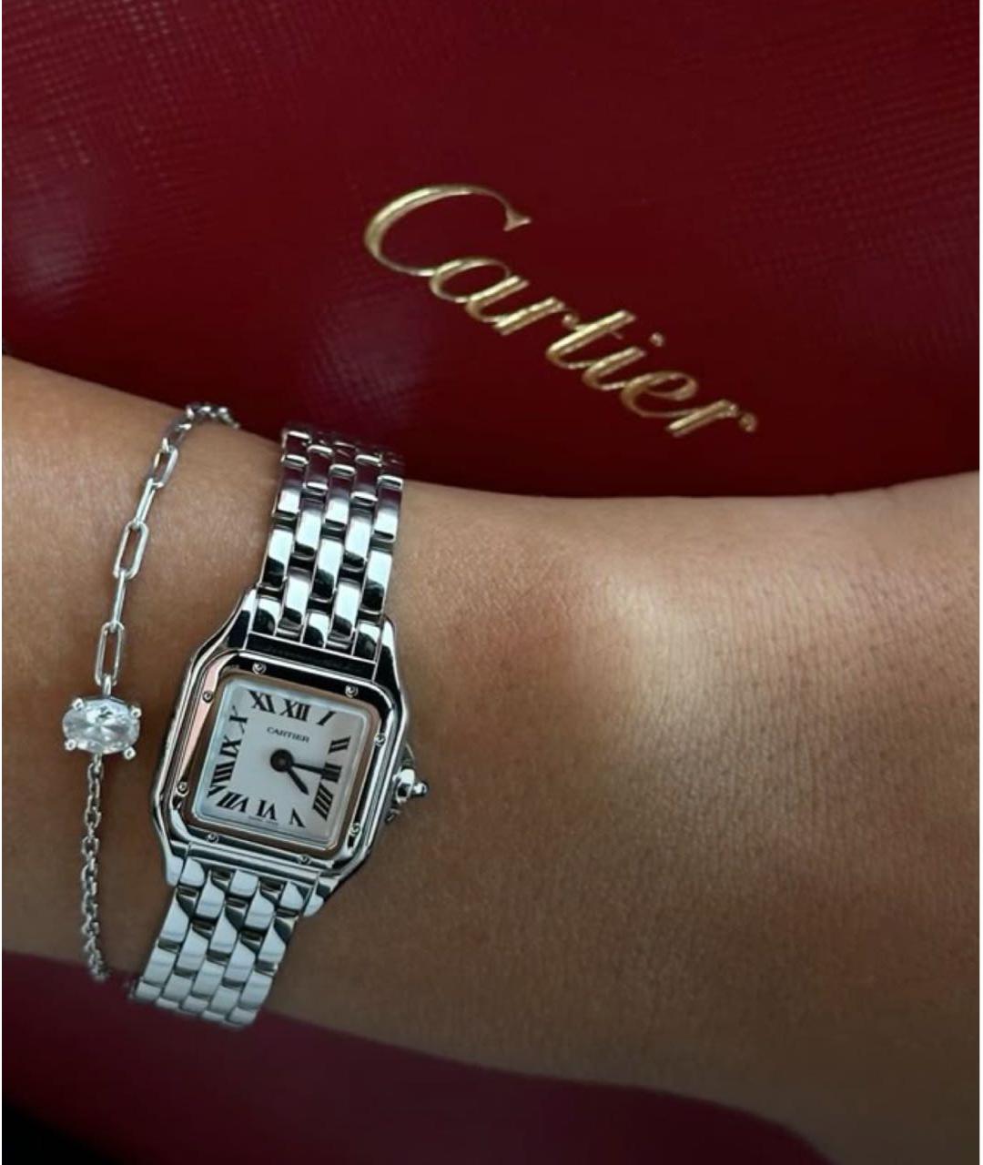CARTIER Серебряные часы, фото 5