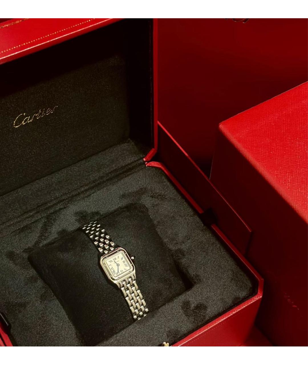 CARTIER Серебряные часы, фото 4