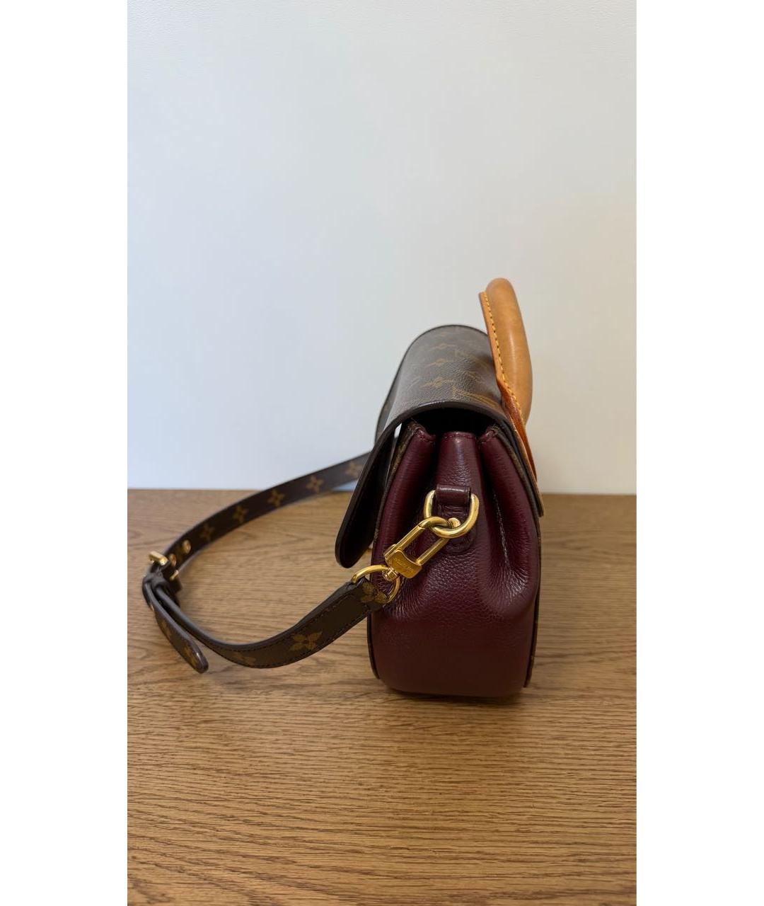 LOUIS VUITTON Коричневая сумка с короткими ручками, фото 2
