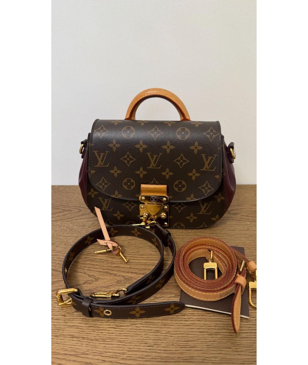 LOUIS VUITTON Коричневая сумка с короткими ручками, фото 5