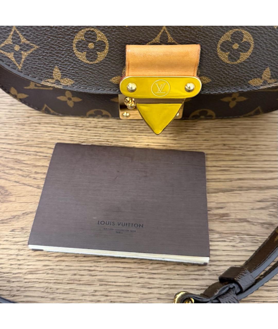 LOUIS VUITTON Коричневая сумка с короткими ручками, фото 6