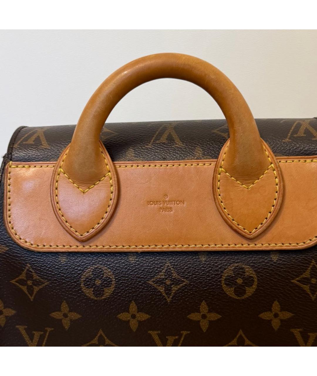 LOUIS VUITTON Коричневая сумка с короткими ручками, фото 8