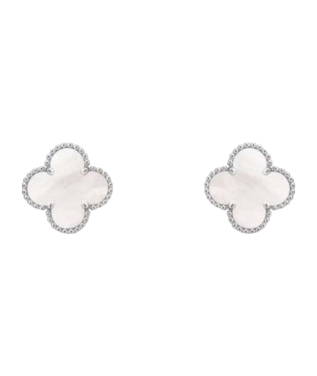 VAN CLEEF & ARPELS Белые серьги из белого золота, фото 1