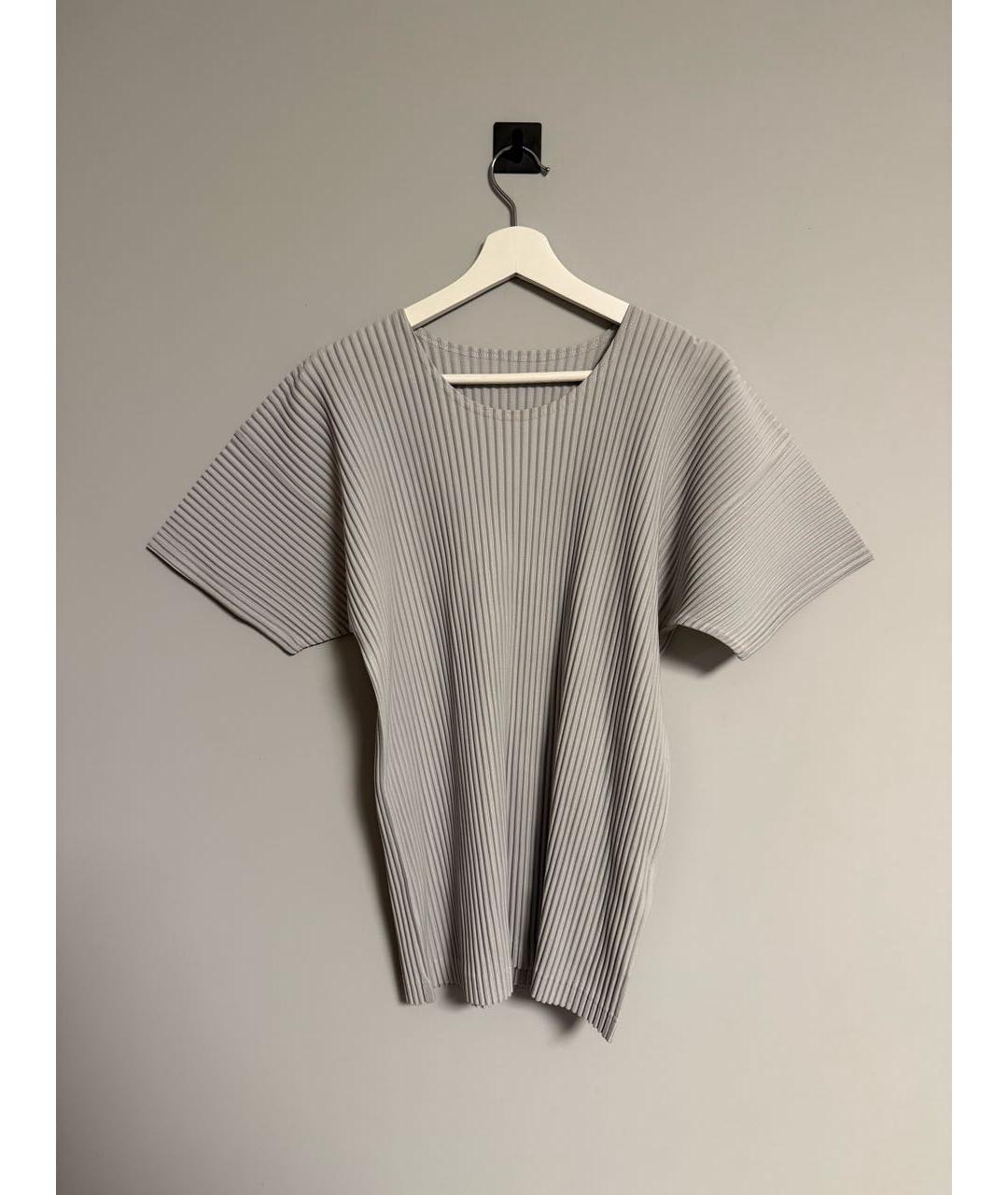 ISSEY MIYAKE Серая футболка, фото 5