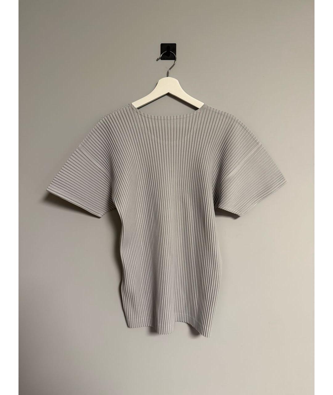 ISSEY MIYAKE Серая футболка, фото 2