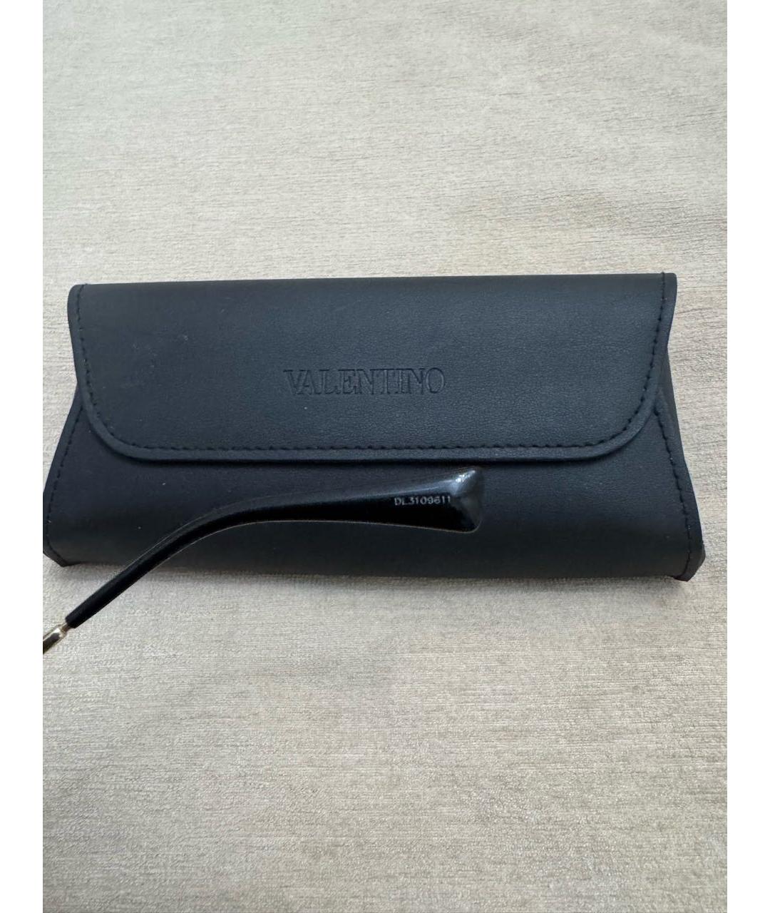 RED VALENTINO Черные пластиковые солнцезащитные очки, фото 8