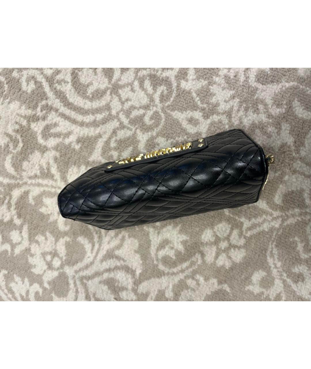 LOVE MOSCHINO Черный кошелек из искусственной кожи, фото 6