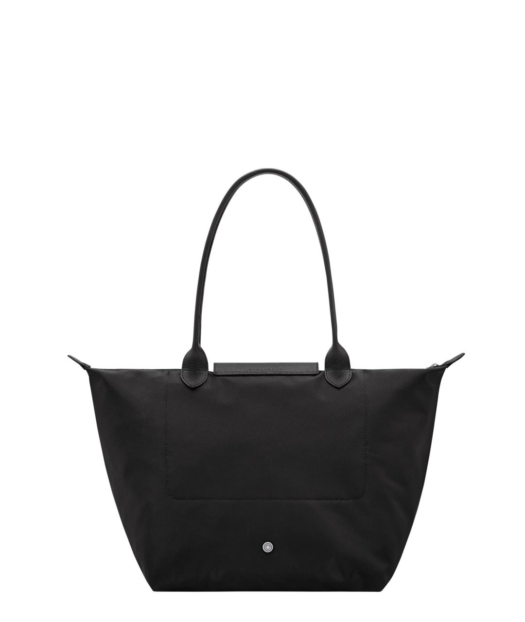 LONGCHAMP Черная синтетическая сумка тоут, фото 2