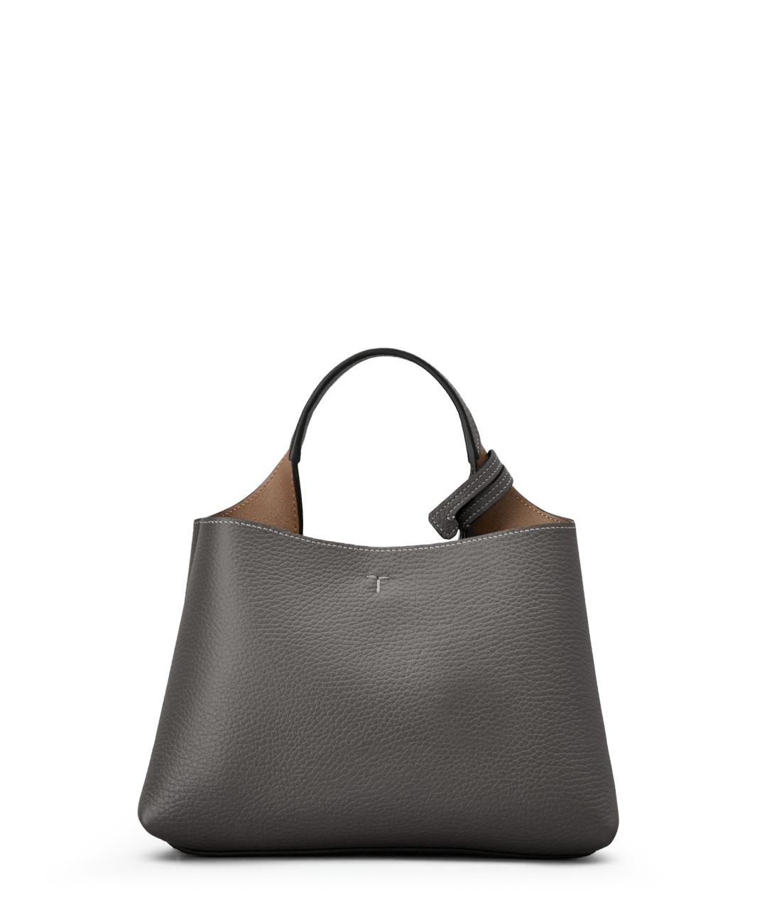 TOD'S Коричневая кожаная сумка тоут, фото 2