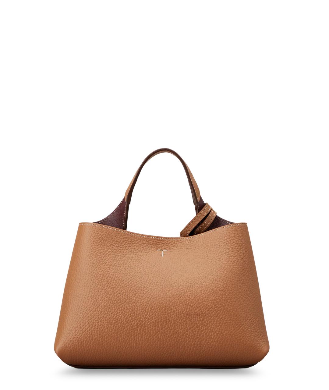 TOD'S Бежевая кожаная сумка тоут, фото 2