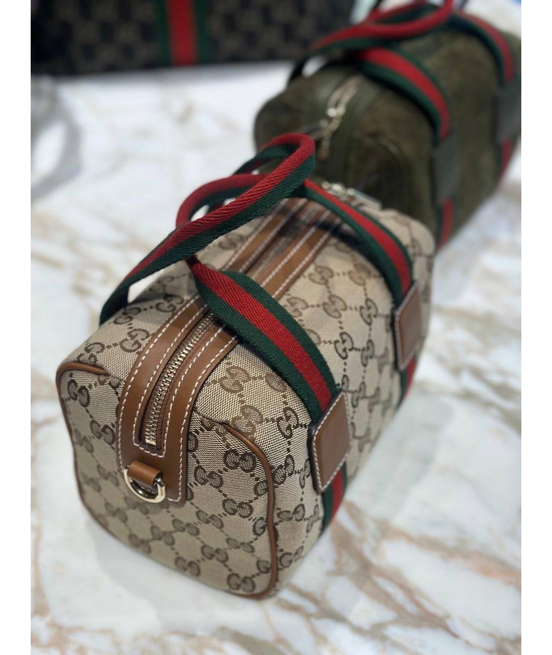 GUCCI Коричневая сумка с короткими ручками, фото 2