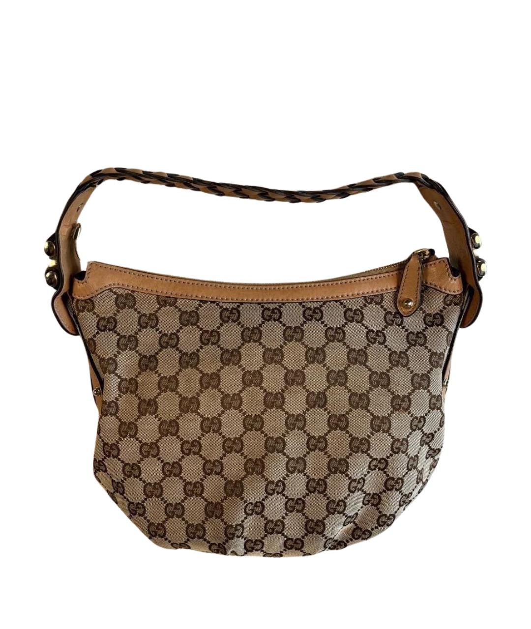 GUCCI Коричневая сумка с короткими ручками, фото 1