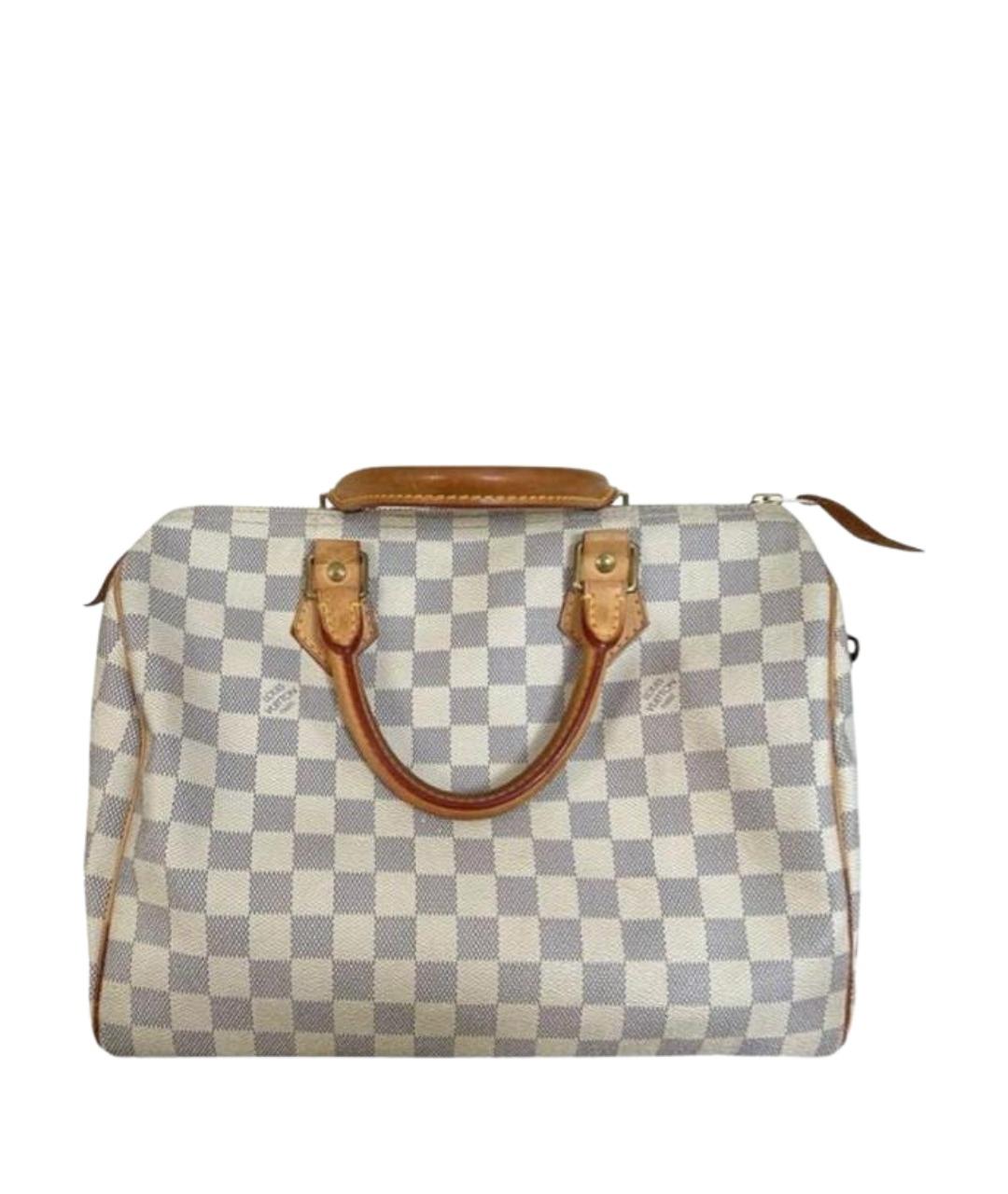 LOUIS VUITTON Бежевая кожаная сумка тоут, фото 1