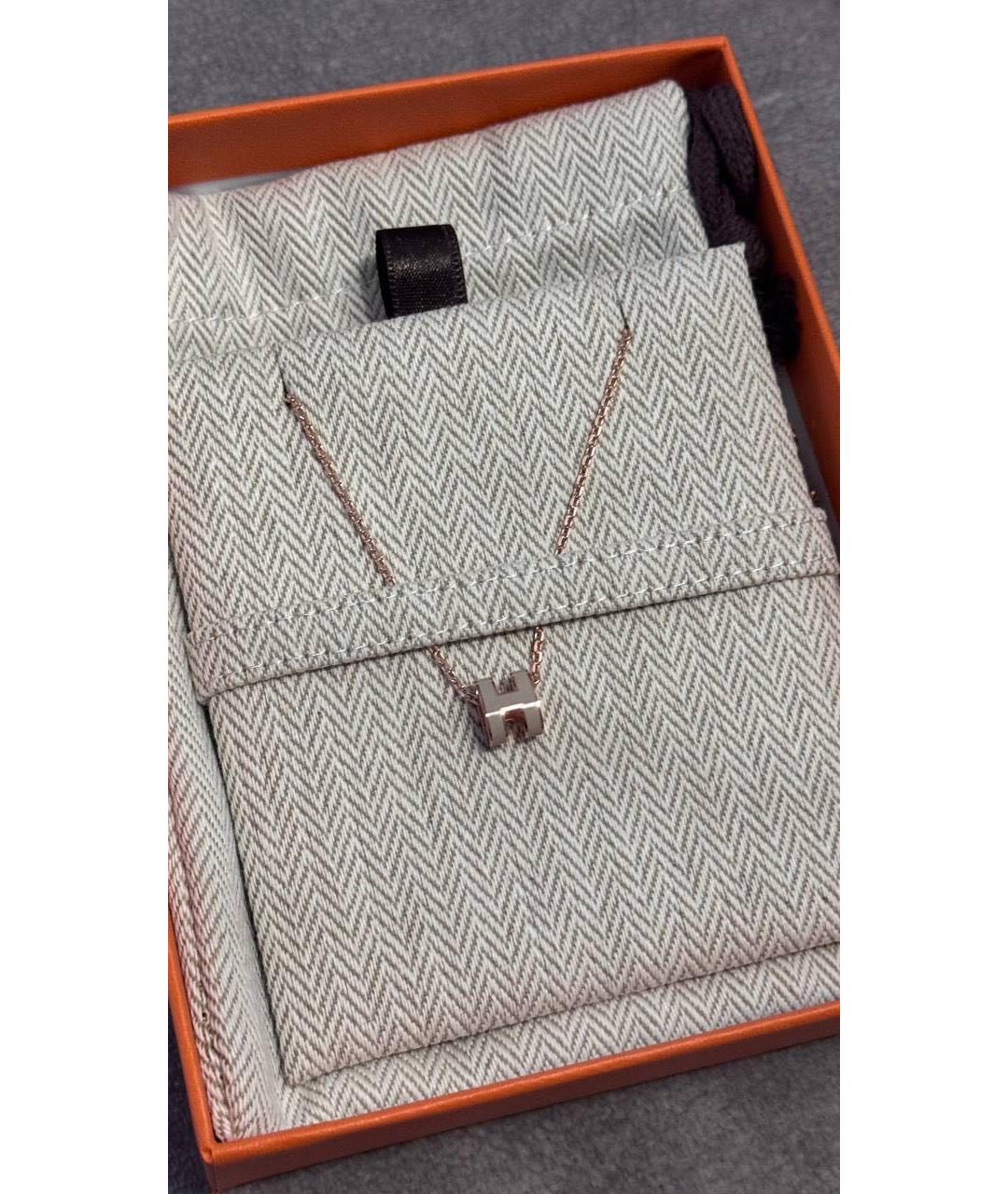 HERMES Белая подвеска, фото 1