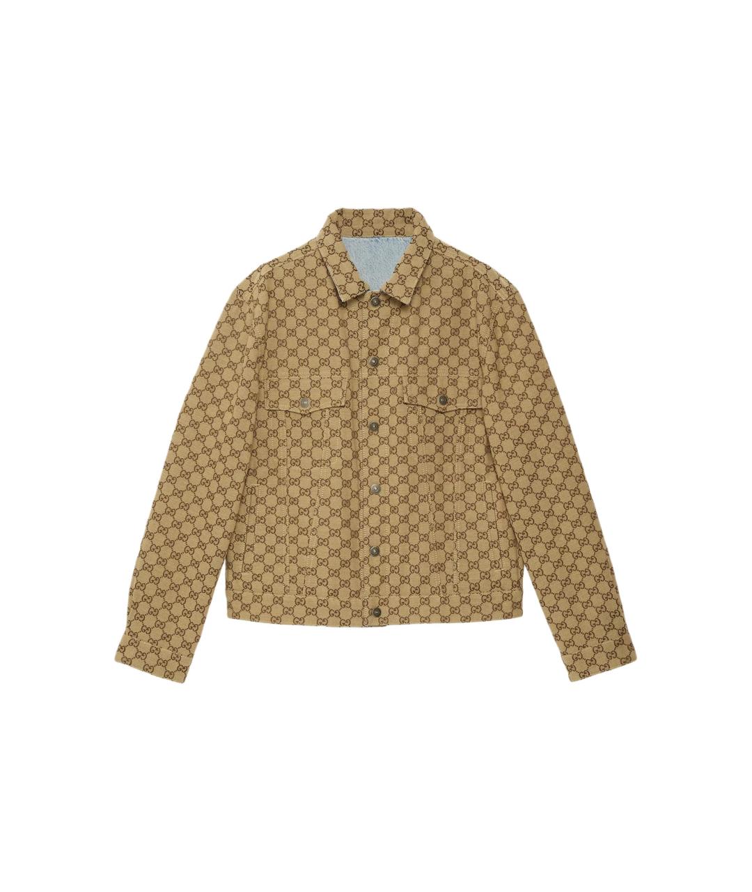 GUCCI Голубая деним куртка, фото 2