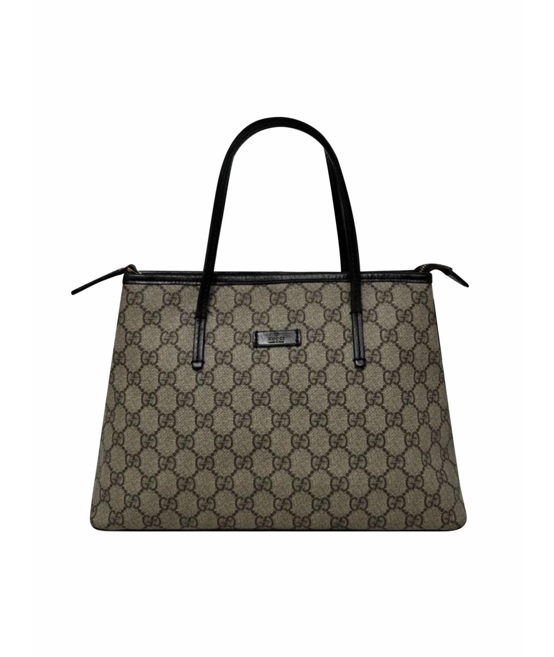 GUCCI Бежевая сумка с короткими ручками, фото 1
