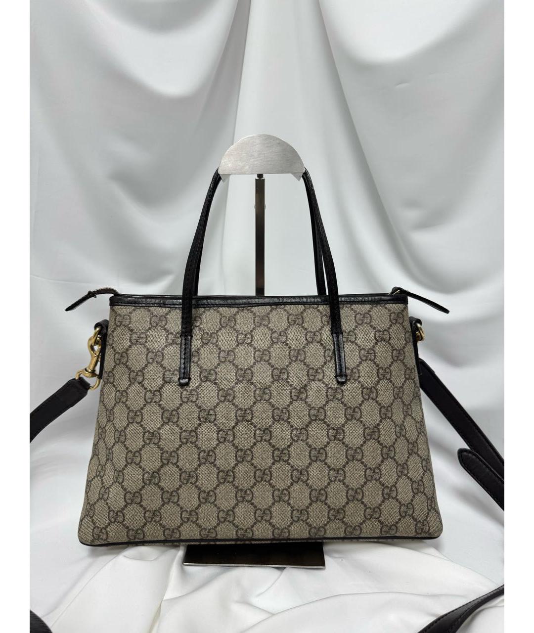 GUCCI Бежевая сумка с короткими ручками, фото 5